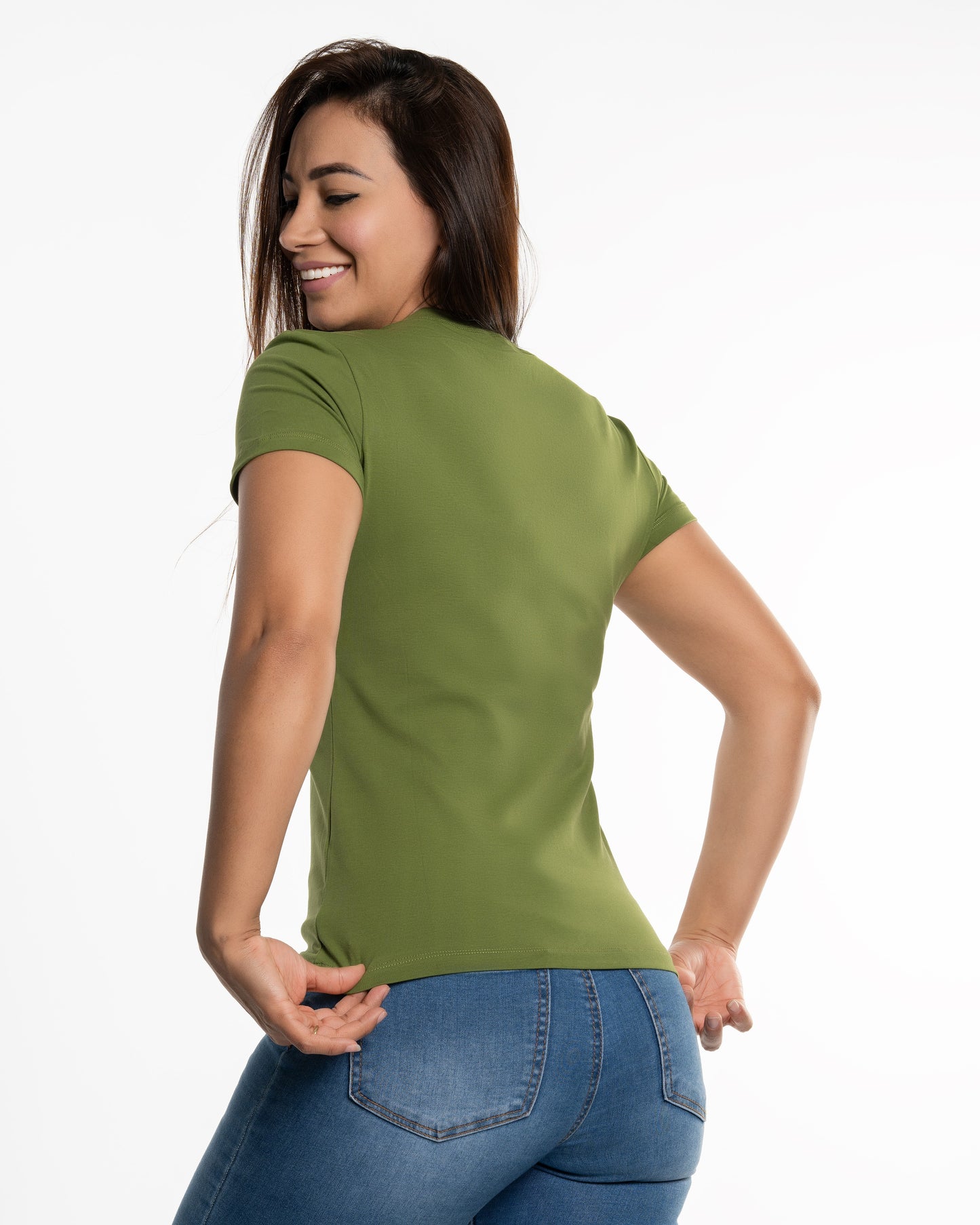 Short Sleeve T-Shirts for Women - Hunter Green