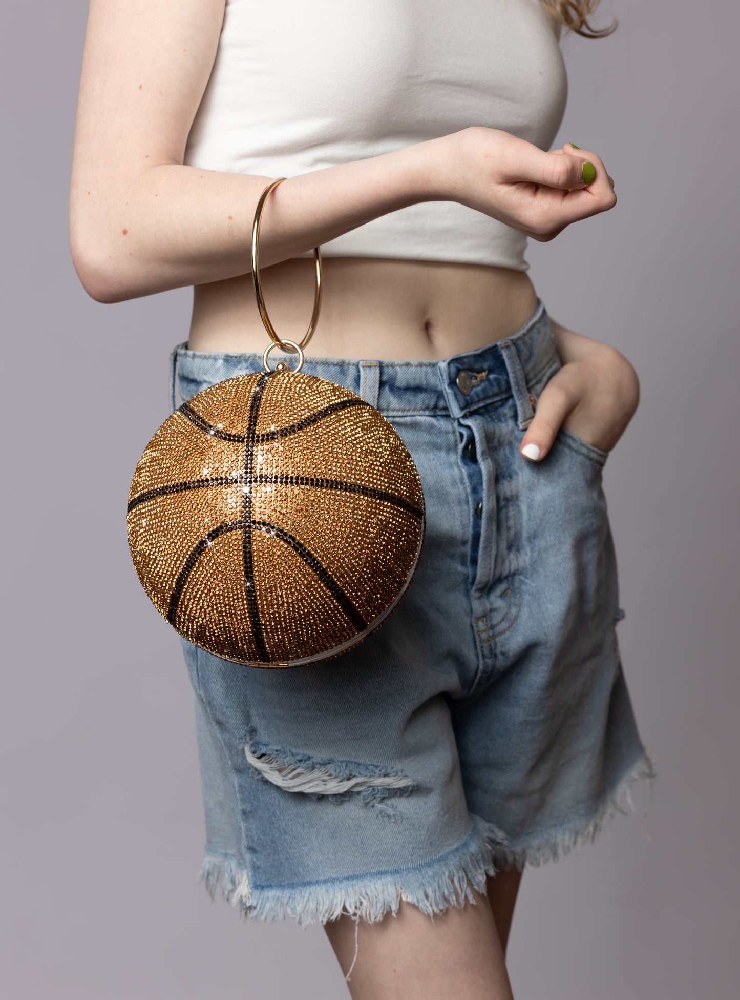 Bling Basketball crossbody purse
